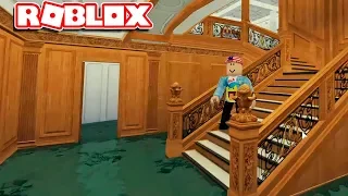 ЧТО ПРОИСХОДИТ В ЛИФТЕ ТИТАНИКА, когда он тонет 🚢 Роблокс Титаник -  Roblox Titanic