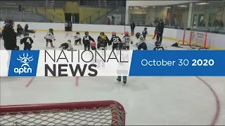 APTN National News October 30, 2020 – Remembering Sonny Crazy Bull, Rankin Inlet's hockey camp