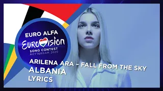 Arilena Ara-Fall from the sky(Lyrics)(Albania in Eurovision 2020)