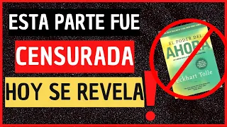 EL PODER DEL AHORA | PARTE CENSURADA | Eckhart Tolle en Español