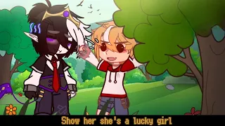 Show her she's a lucky girl! || gacha meme || beeduo🐝