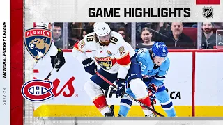 Panthers @ Canadiens 1/19 | NHL Highlights 2023