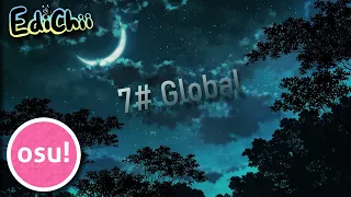 [Osu!] #7 Global on  Moonlight Shadow (Dance 2 Disco Remix) [Insane] +HDDT