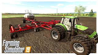 PLANTING 65+ ACRES WITH OUR CASE RENTAL PLANTER | Clover Creek Roleplay | Farming Simulator 19