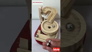 perpetual motion machine #shorts #stirlingkit  #wooden  #craft #device #engine  #entertainment #fun