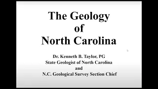 Geology of North Carolina