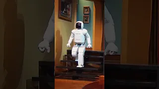 ASIMO Robot Walks Down The Stairs #shorts #travel #honda #asimo #robot