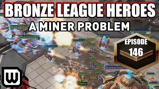 BRONZE LEAGUE HEROES #146 | A MINER PROBLEM (KNerd vs HiFiDude)