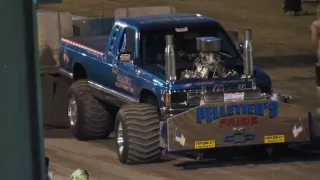 Alcohol Injected BBC S10 4x4 Modified Truck Pull