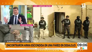 Operativo en Stgo. Centro encontró armas detrás de muro en casa tomada | Tu Día | Canal 13