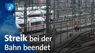 Tarifstreit: Streik bei der Bahn beendet