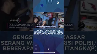 Gengster di Makassar Serang Warkop Berisi Polisi, Beberapa Pelaku Ditangkap