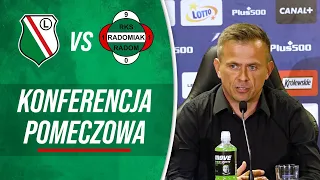 Konferencja prasowa po meczu Legia Warszawa - Radomiak Radom 0:3 [RADOMIAK.TV]