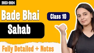 Bade Bhai Sahab Class 10 Hindi | Bade Bhai Sahab Class 10 Sparsh Chapter 8 | Batch 2023-2024
