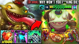 THIS INFINITE HEALING TAHM KENCH BUILD IS BREAKING LEAGUE OF LEGENDS