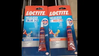 Difference Between Red and Blue Loctite #shorts