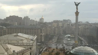 Thunderstorms above Kiev @ Maidan Nezalezhnosti