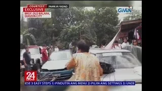 Demolisyon sa isang compound, nauwi sa gulo matapos magmatigas ang ilang residente