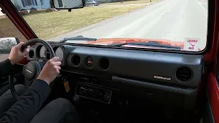 1986 Suzuki Samurai Test Drive  for Bring a Trailer Auction - Tobin Motor Works