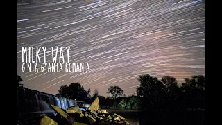 Milky way Ginta - Calea lactee la Ginta Romania - A Tejút Gyantan - timelapse