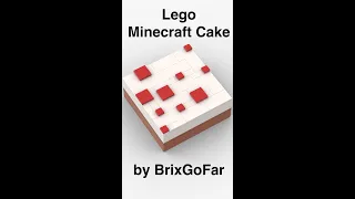 Lego Minecraft Cake - Animation