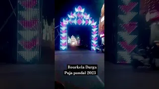 Rourkela Durga puja pandal 2023  ll #shorts #viral #viralvideo #trending #rourkela