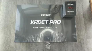 TSProF Kadet Pro + Axicube One. Заточка складного ножа НОКС Ронин. Веневские Алмазы МС-1