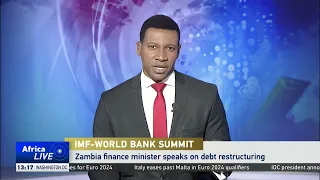 Zambia finance minister speaks on debt restructuring