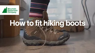 MEC: How to fit hiking boots