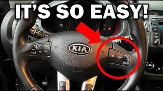 How to Replace the Cruise Control Switch/Button on a Kia Sportage Years 2011-2016