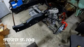 1979 Ford F100 - Part 3 - Crown Vic Swap / Front End Rebuild / Mustang Electric Steering Rack