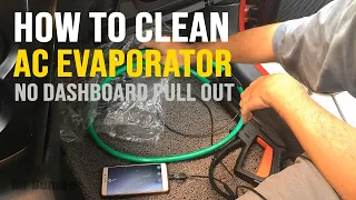 Car AC Evaporator Cleaning NO DASHBOARD PULLOUT | Paano Maglinis ng AC Evaporator at AC Blower Fan