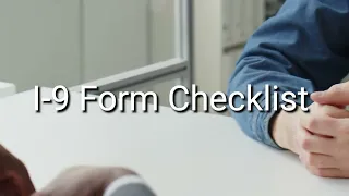 I-9 Form Checklist