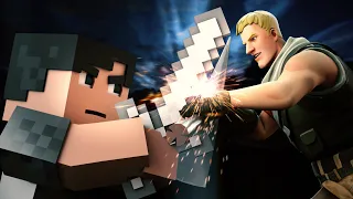 ♪"Bad Fighter" - A Minecraft Original Music Video vs Fortnite ♪ - Imagine Dragons Parody "Bad Liar"