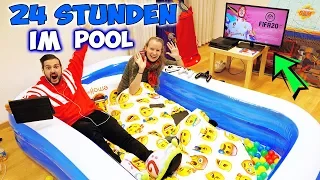 24 STUNDEN IM POOL! Kaan + Kathi verbringen 1 Tag im Pool! Wer hält es länger aus?