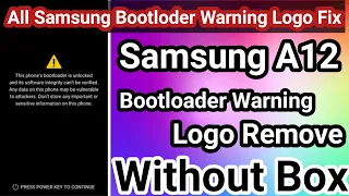 how to remove samsung bootloader warning | Hide Bootloader Warning Logo |  Any Samsung Phone