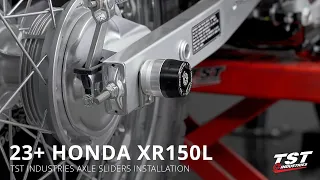 How To Install Axle Sliders on 2023+ Honda XR150L by TST Industries