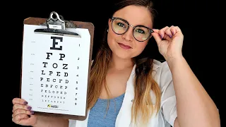 ASMR | Eye Exam And Glasses Fitting | Soft Spoken