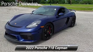 Certified 2022 Porsche 718 Cayman Gt4, Newark, DE R2053