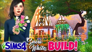 DISNEY PRINCESS CHALLENGE! - Snow White Cottage Build! 👑