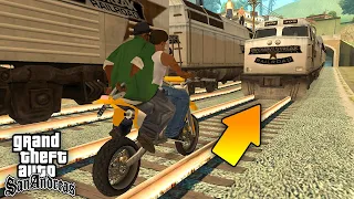 Что будет если угнать и ОСТАНОВИТЬ второй поезд на миссии Смоука в GTA: San Andreas ?!