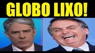 GLOBO É CHAMADA DE LIXO AO VIVO !