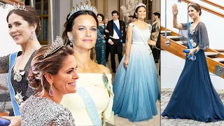 GLITERRING TIARA MOMENTS AT KING CARL XVI GUSTAF’S GOLDEN JUBILEE GALA DINNER