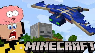 FIZ UMA GAMBIARRA e esse BICHO ME ATACOU (Minecraft Zero Mortes • E19)