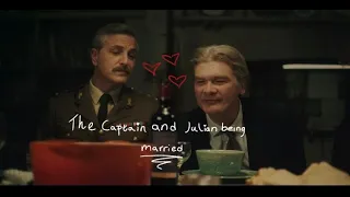 The Captain and Julian being married for 4mins and 53seconds