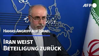 Iran weist Beteiligung an Hamas-Angriff auf Israel zurück | AFP