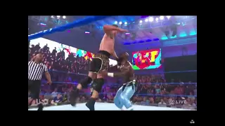 Grayson Waller Incredible Stunner On Apollo Crews