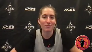 Former Iowa Guard Kate Martin talks about making the Aces roster spot and Lisa Bluder retires