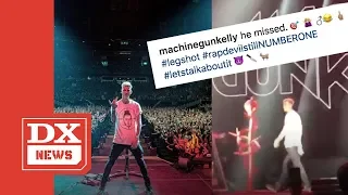 Machine Gun Kelly Gets Booed Off Stage Performing "Rap Devil" On Fall Out Boy Tour