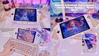 Unboxing The Coolest Handheld Gaming PC Device | ONEXPLAYER2 White WhatGeek | Cute Mouse+Gameplay🌸